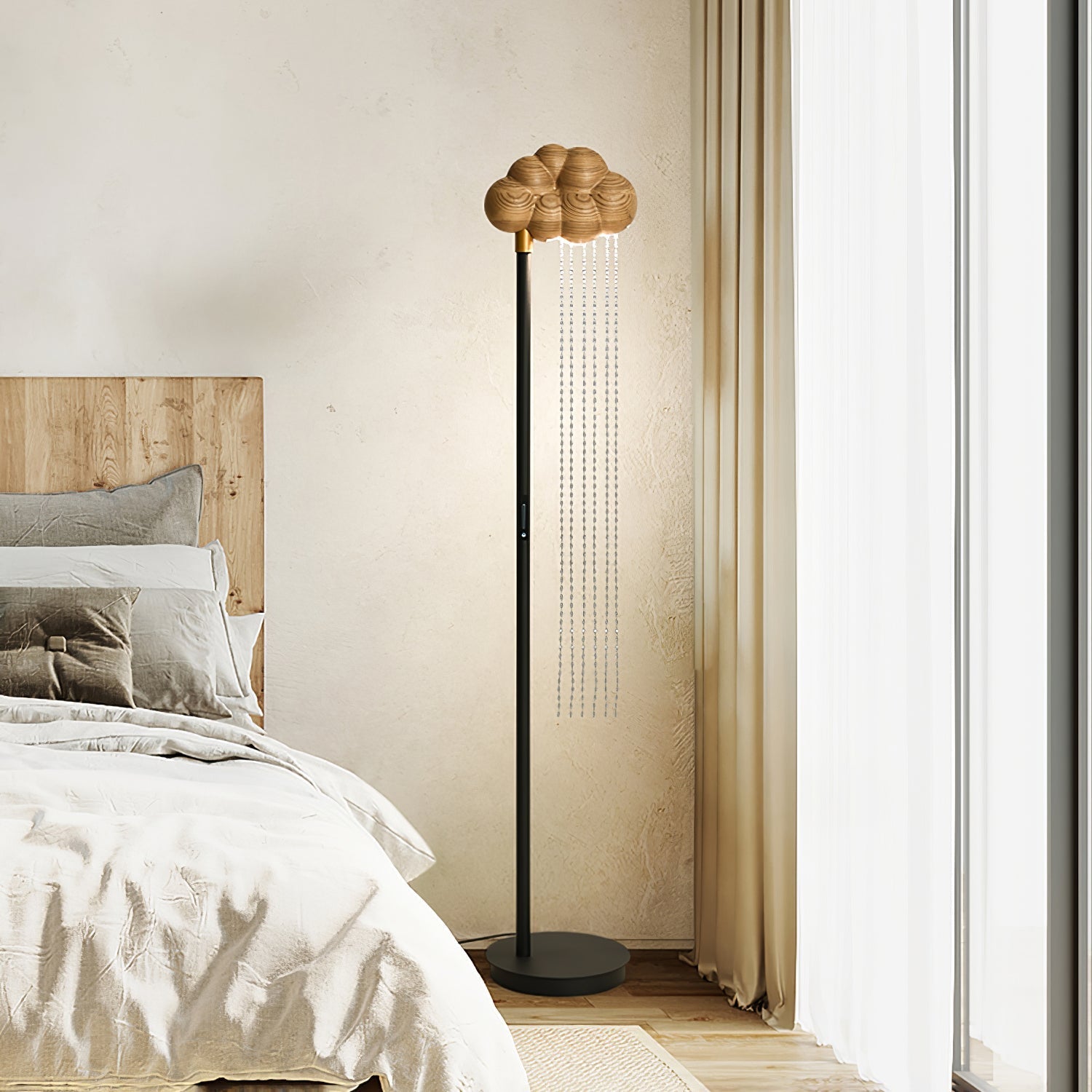 Orinyra Cloud-shaped Bronze Floor Lamp-Neutral Decor