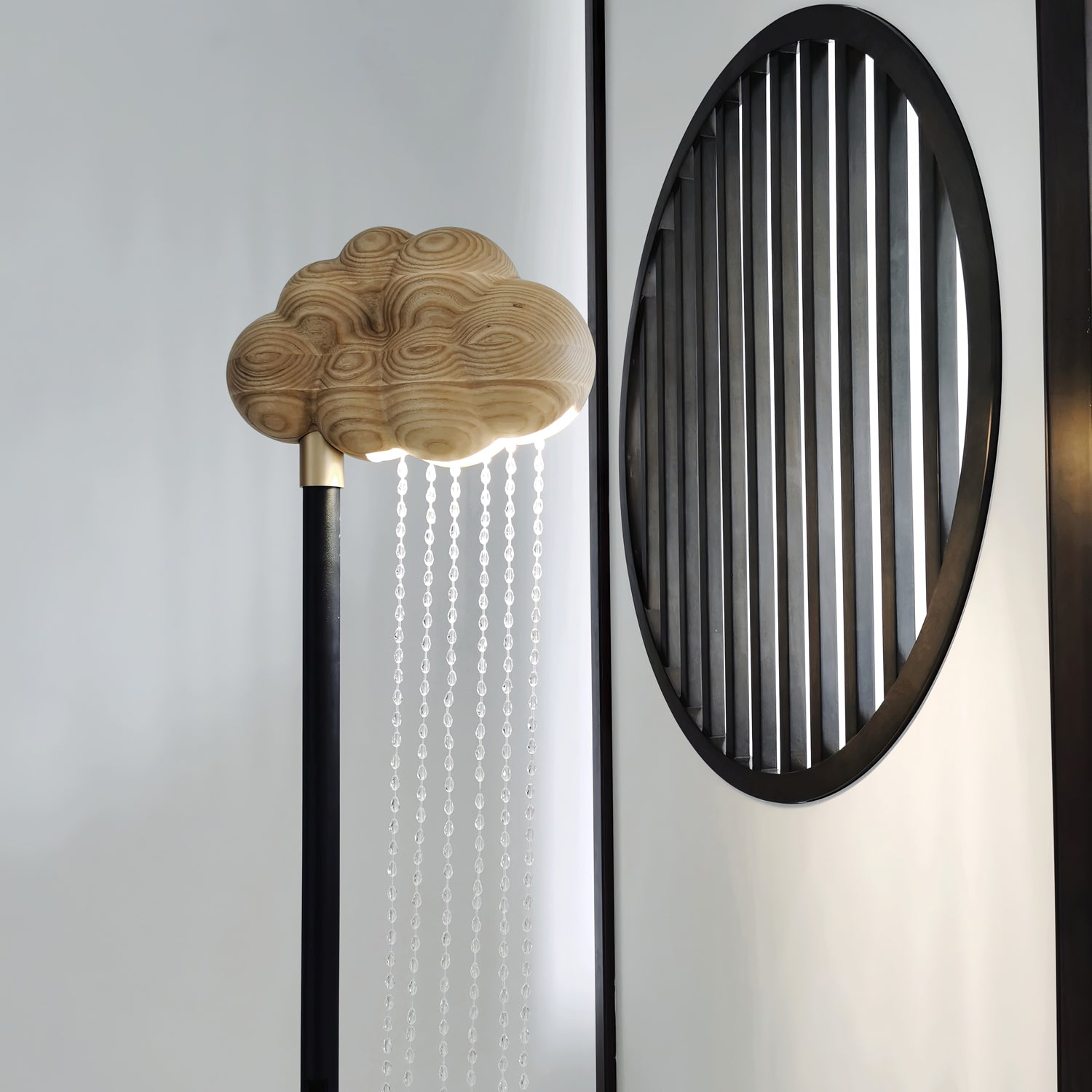 Orinyra Cloud-shaped Bronze Floor Lamp-Neutral Decor