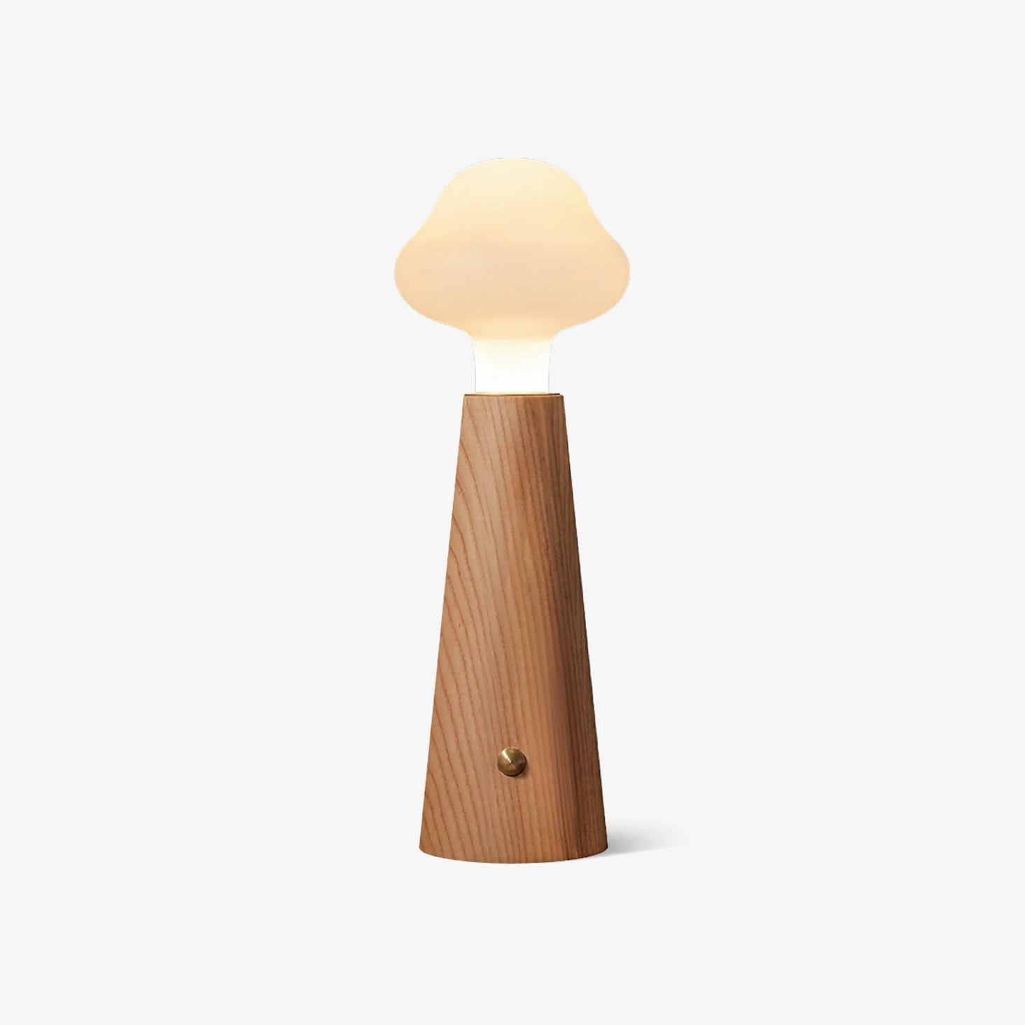 Mushio Wood Cloud Table Lamp-Neutral Decor