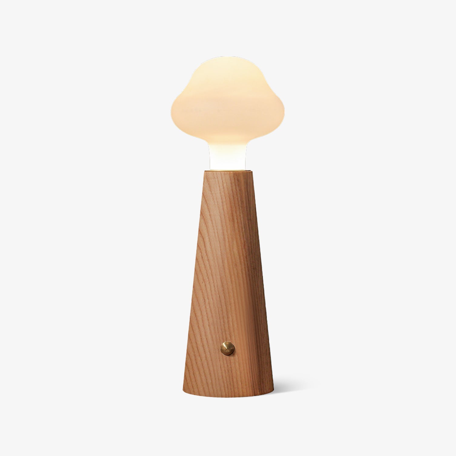 Mushio Wood Cloud Table Lamp-Neutral Decor