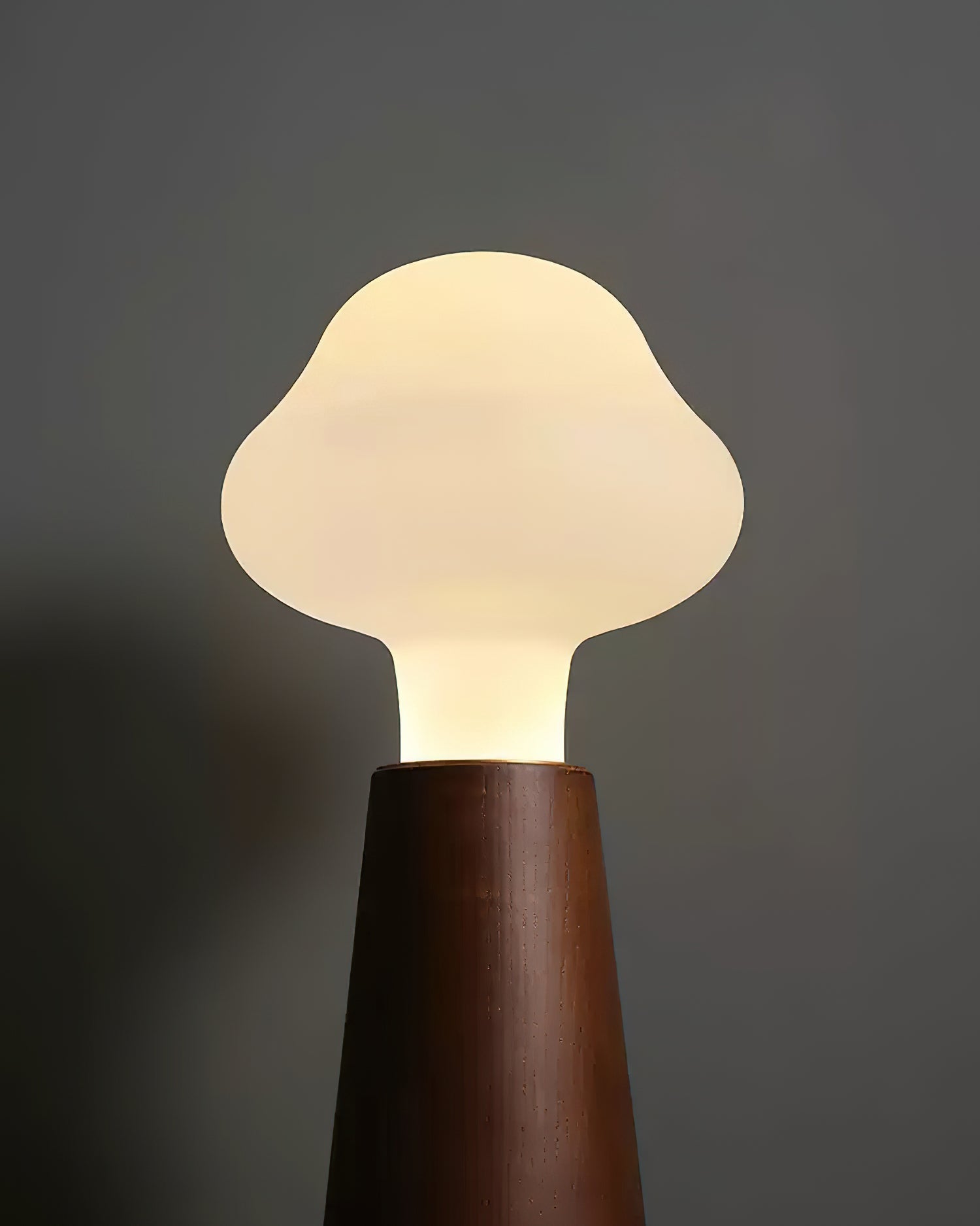 Mushio Wood Cloud Table Lamp-Neutral Decor