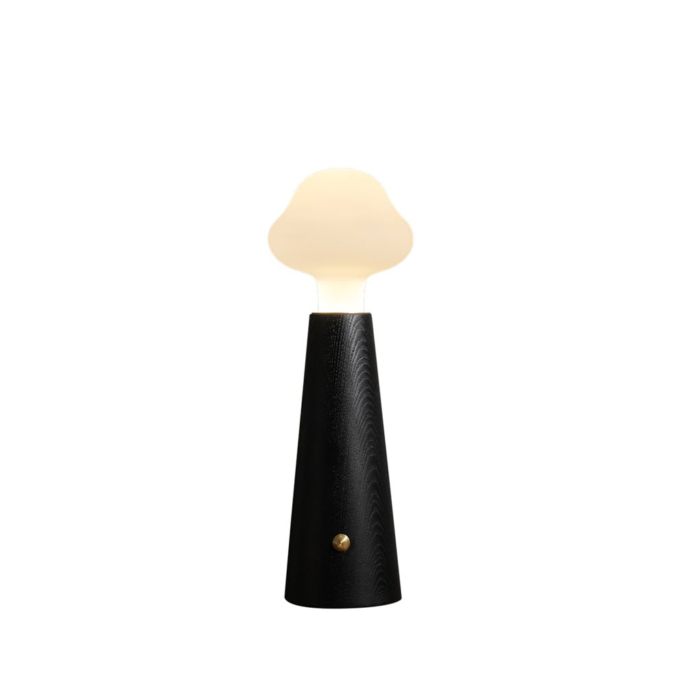 Mushio Wood Cloud Table Lamp-Neutral Decor