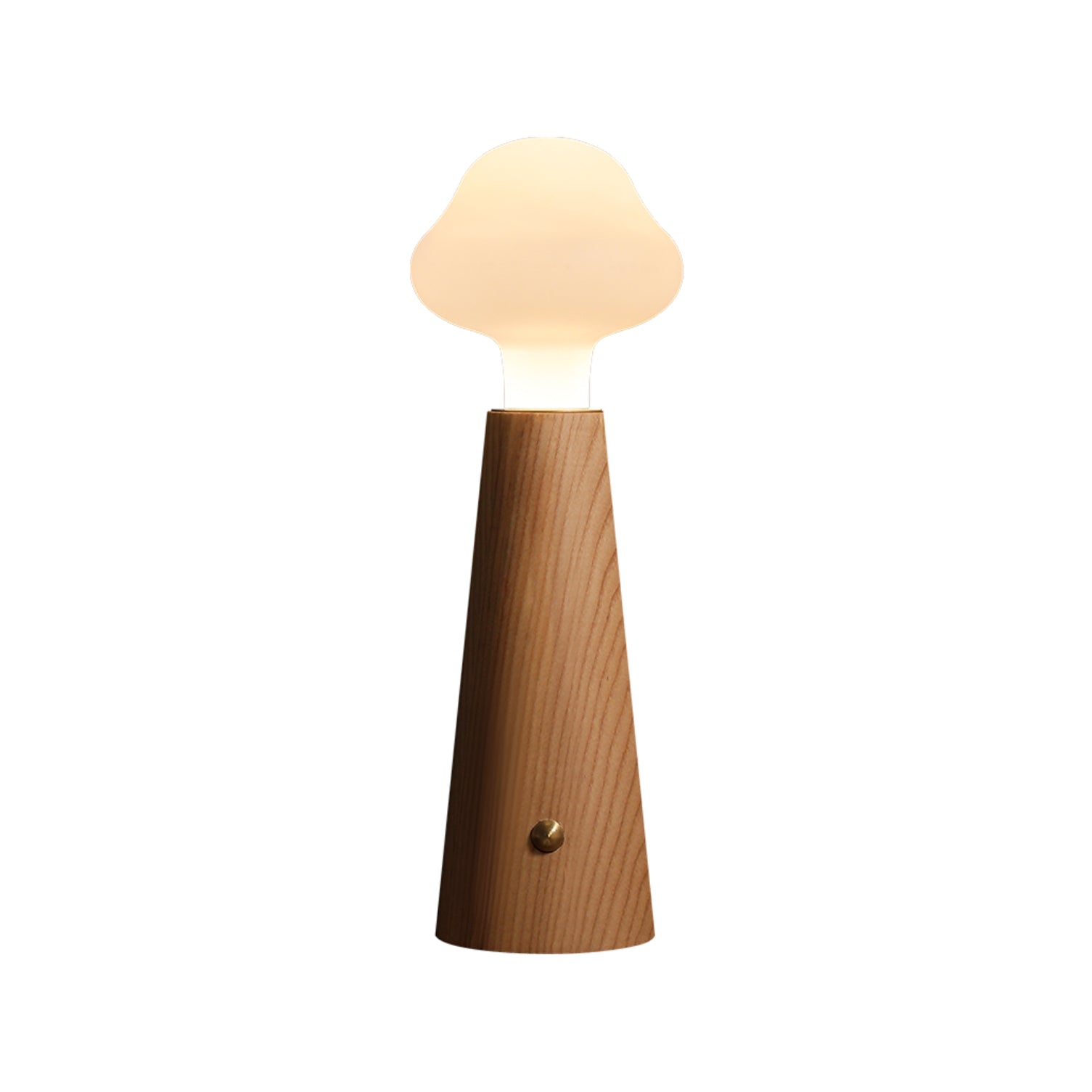 Mushio Wood Cloud Table Lamp-Neutral Decor