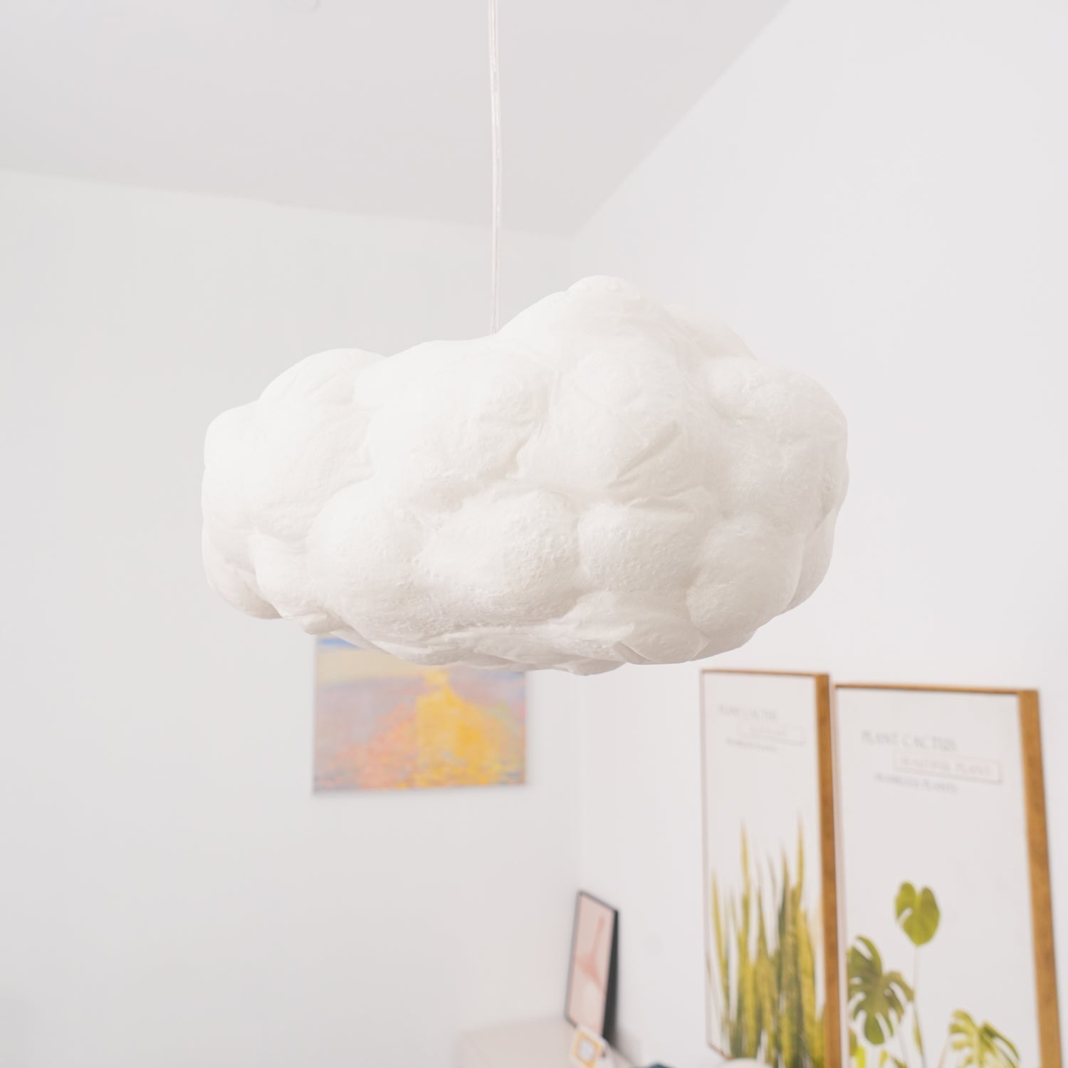 Nively Fiber Silk Pendant Light-Neutral Decor