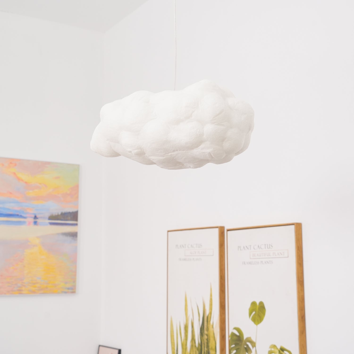 Nively Fiber Silk Pendant Light-Neutral Decor