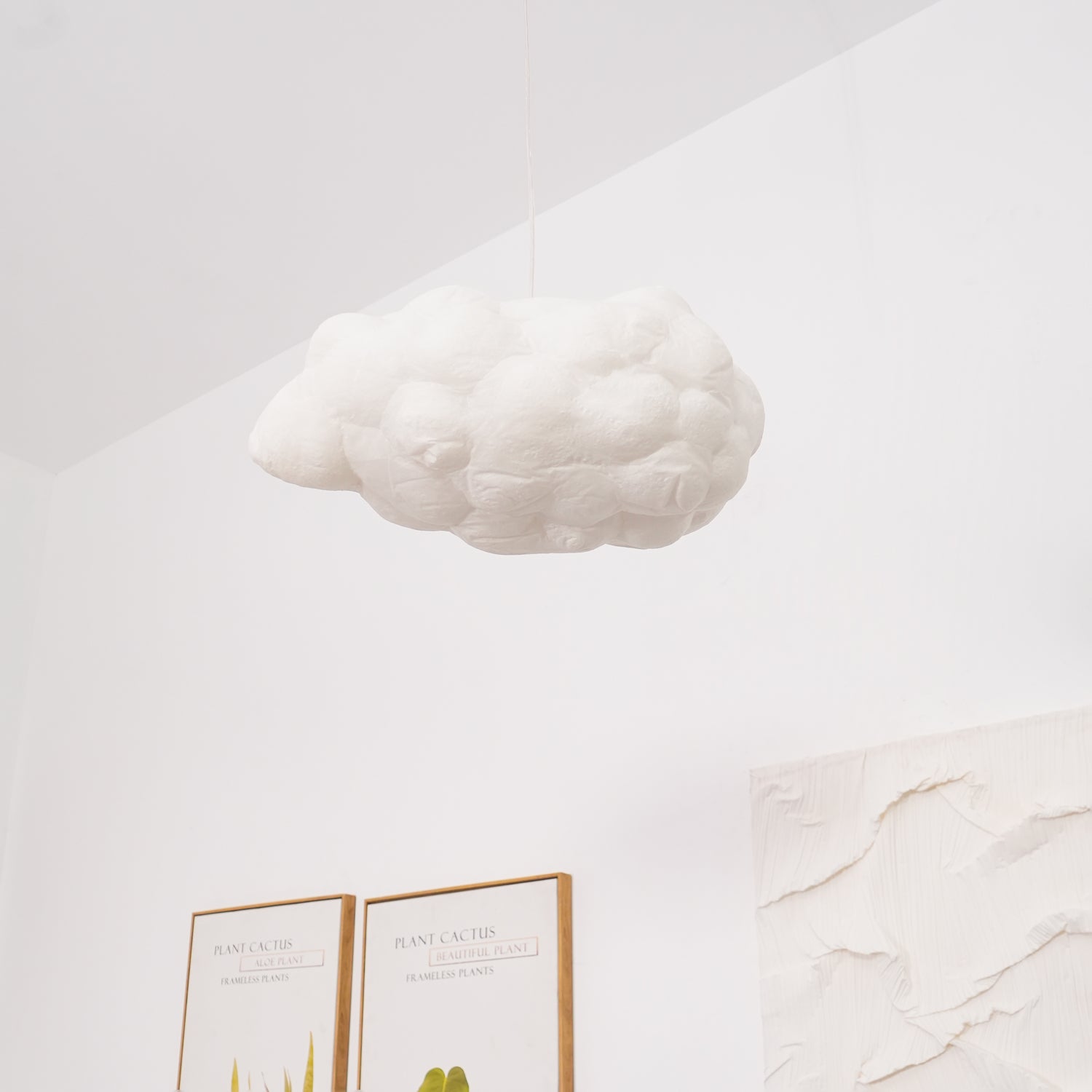 Nively Fiber Silk Pendant Light-Neutral Decor