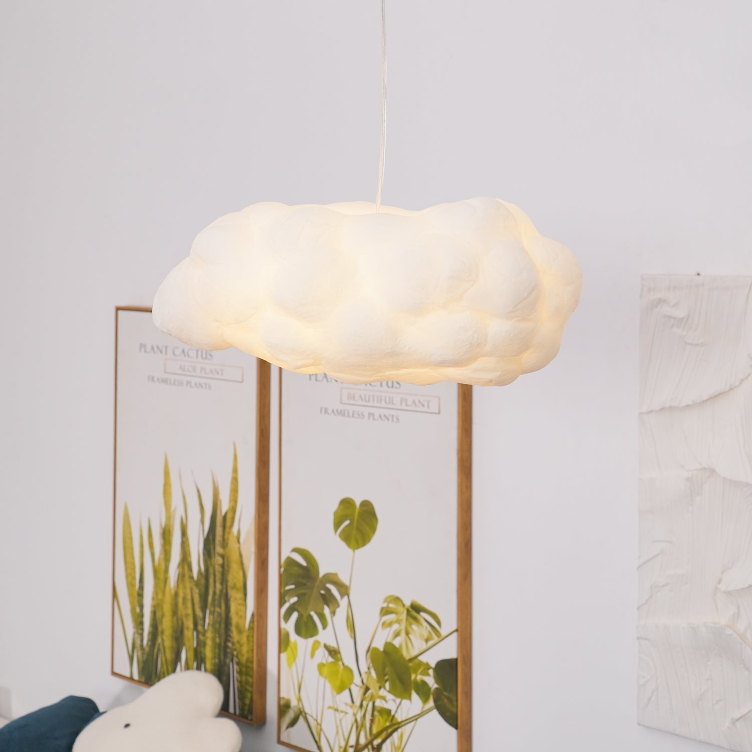Nively Fiber Silk Pendant Light-Neutral Decor