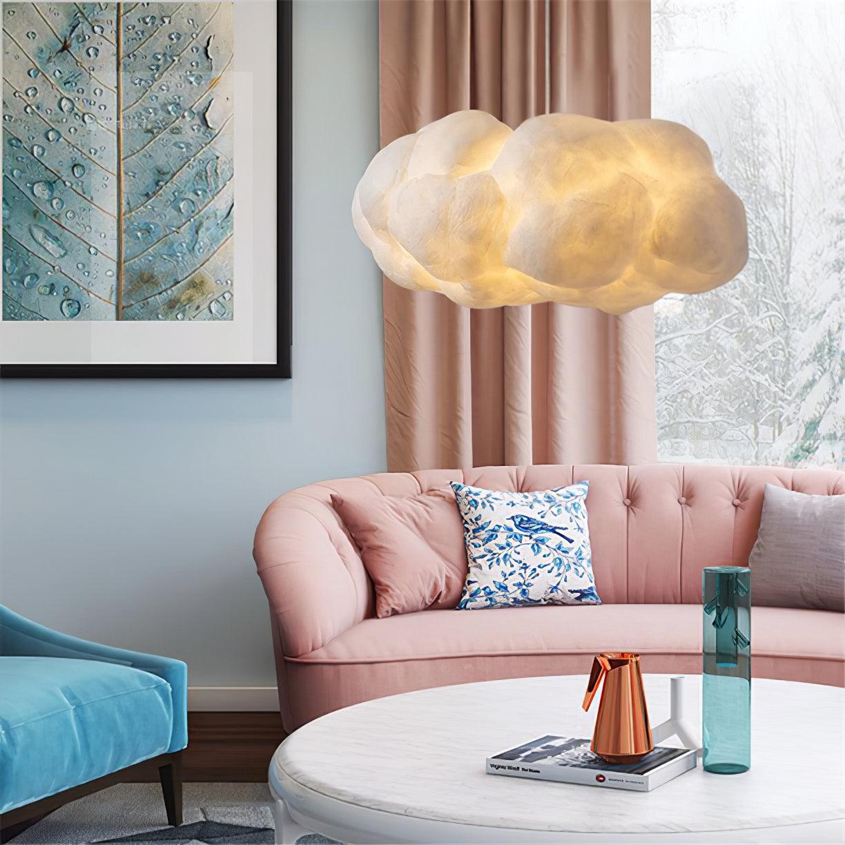 Nively Fiber Silk Pendant Light-Neutral Decor