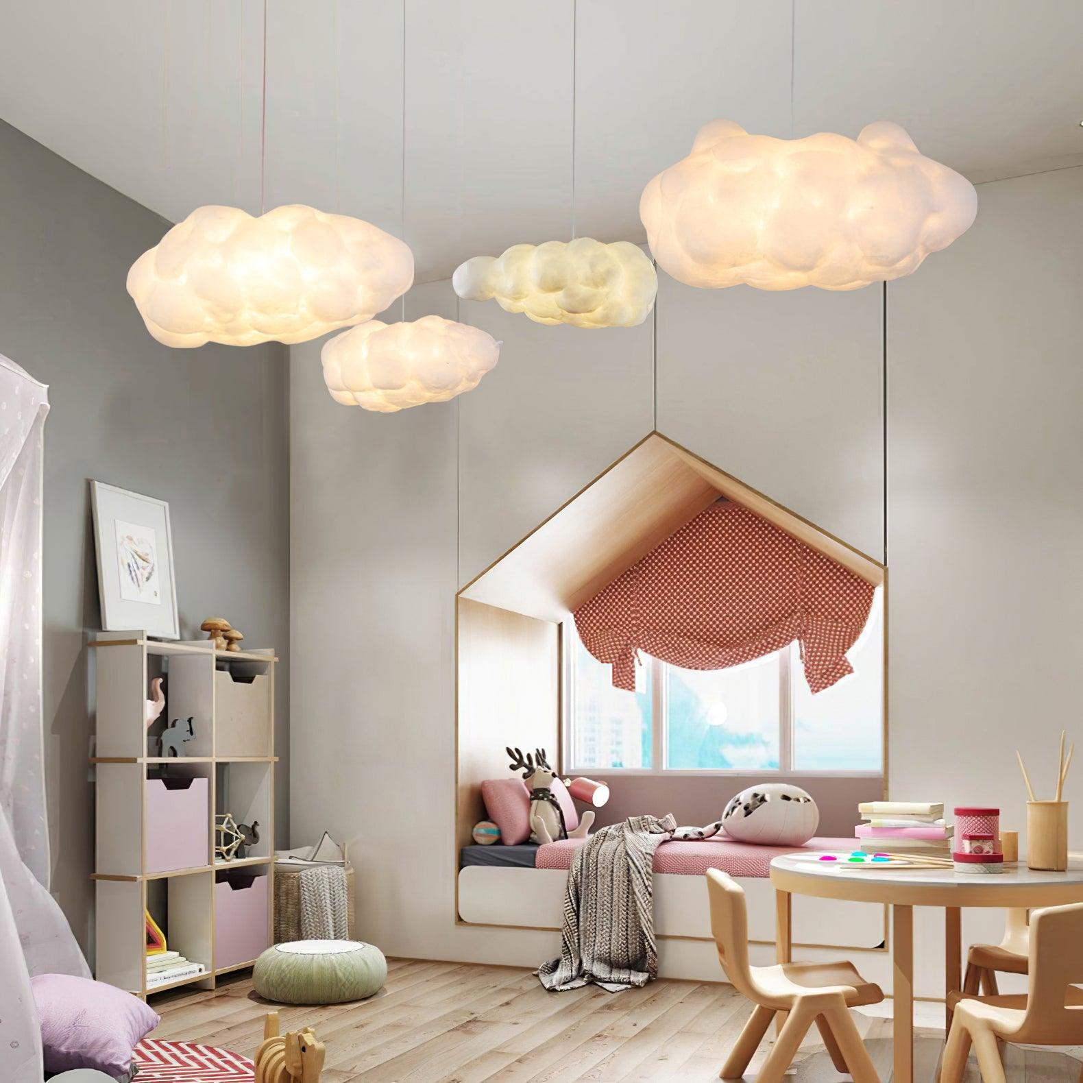 Nively Fiber Silk Pendant Light-Neutral Decor