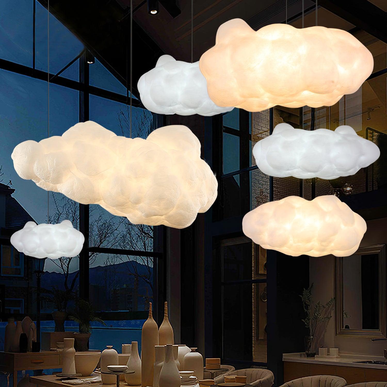 Nively Fiber Silk Pendant Light-Neutral Decor