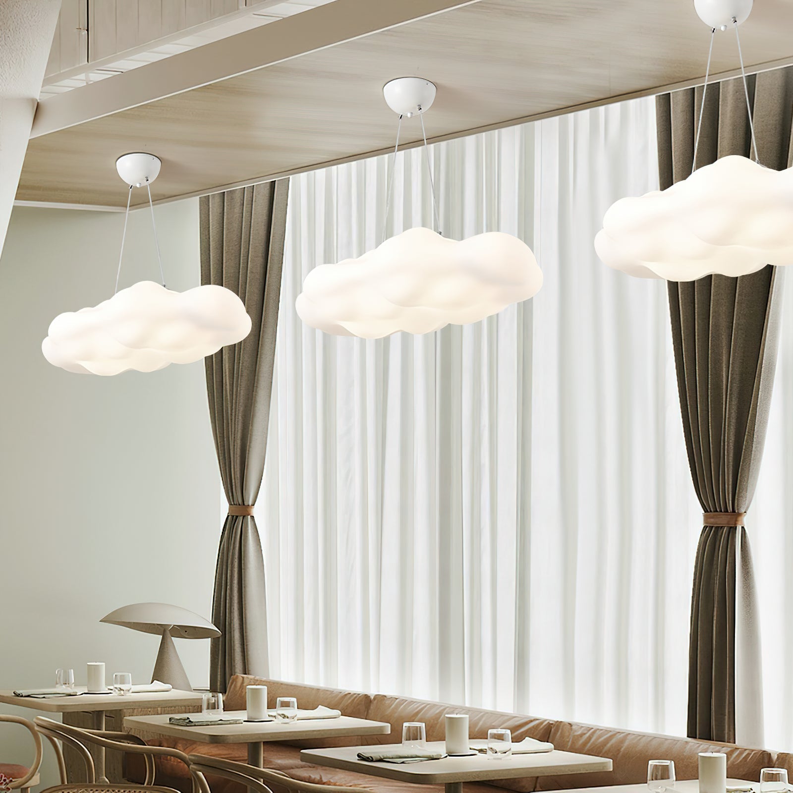 Nimer PE Artistic Pendant Light-Neutral Decor