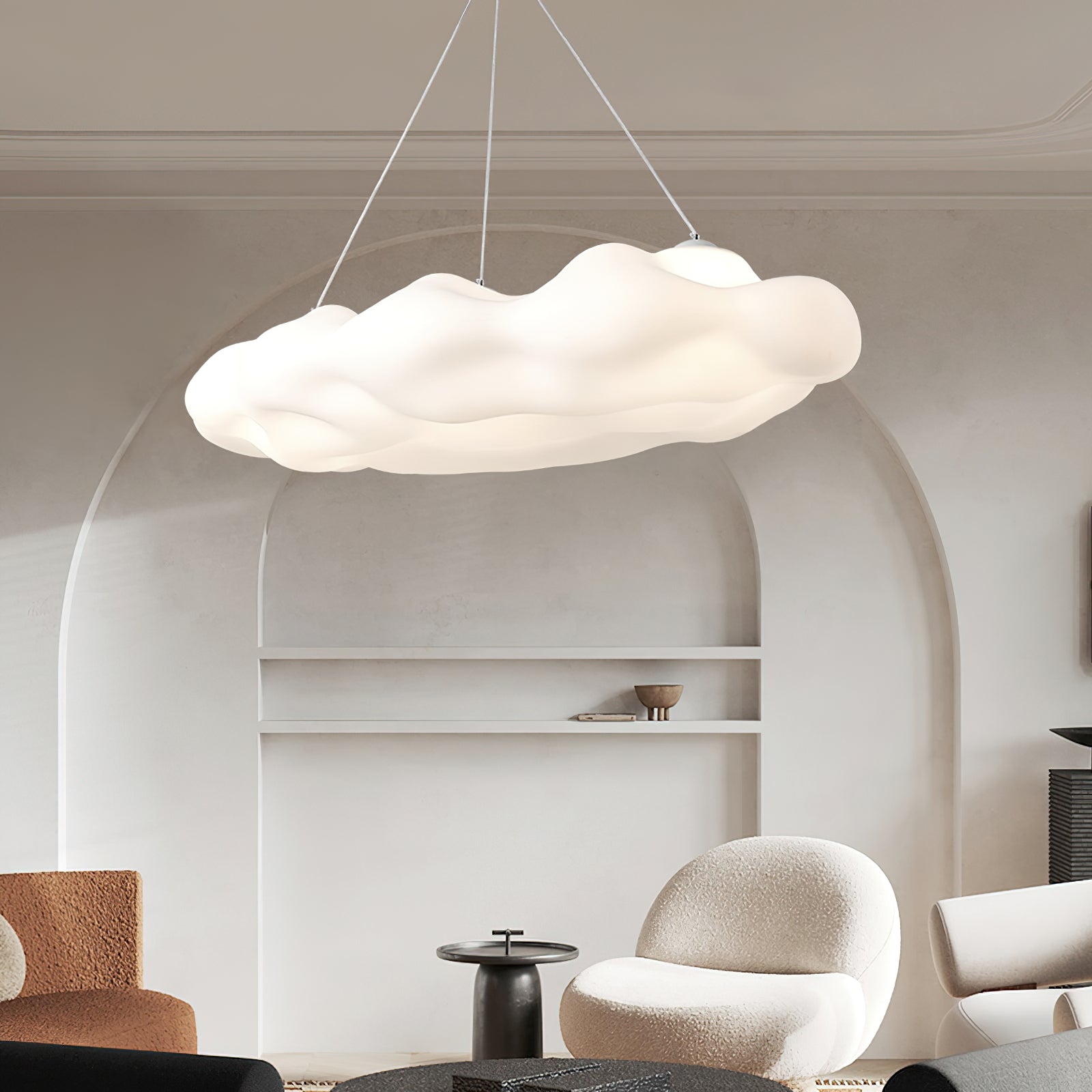Nimer PE Artistic Pendant Light-Neutral Decor