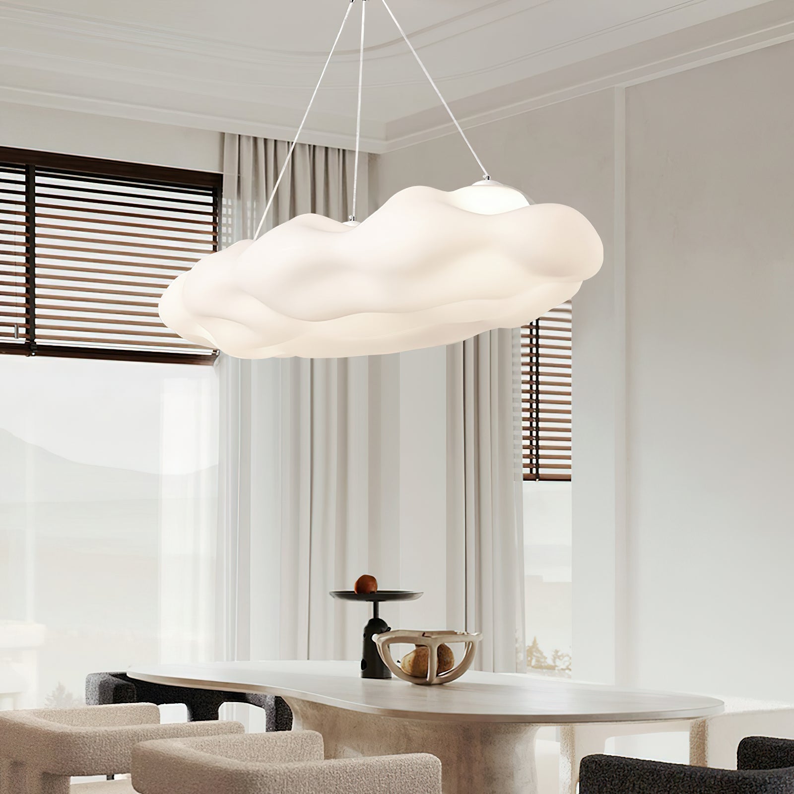 Nimer PE Artistic Pendant Light-Neutral Decor