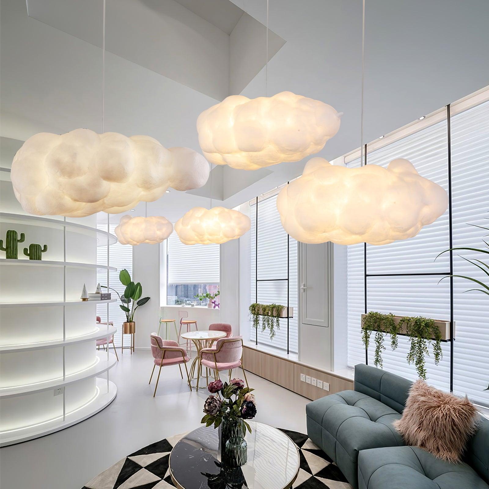 Nively Fiber Silk Pendant Light-Neutral Decor