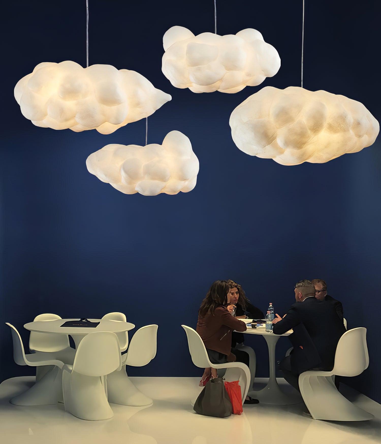 Nively Fiber Silk Pendant Light-Neutral Decor