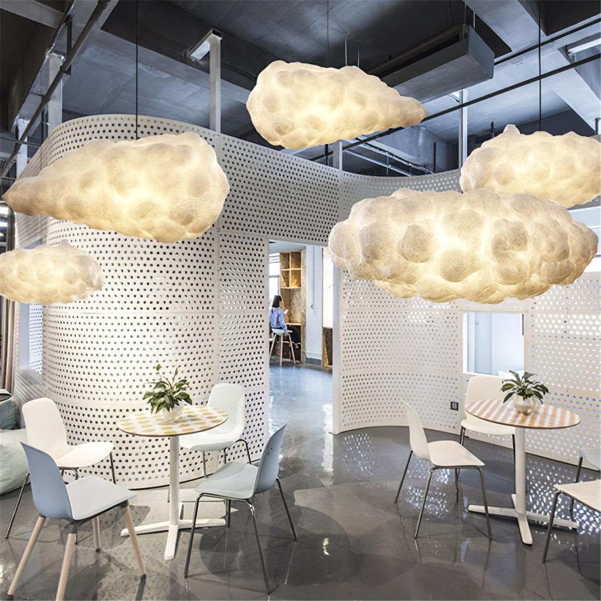 Nively Fiber Silk Pendant Light-Neutral Decor