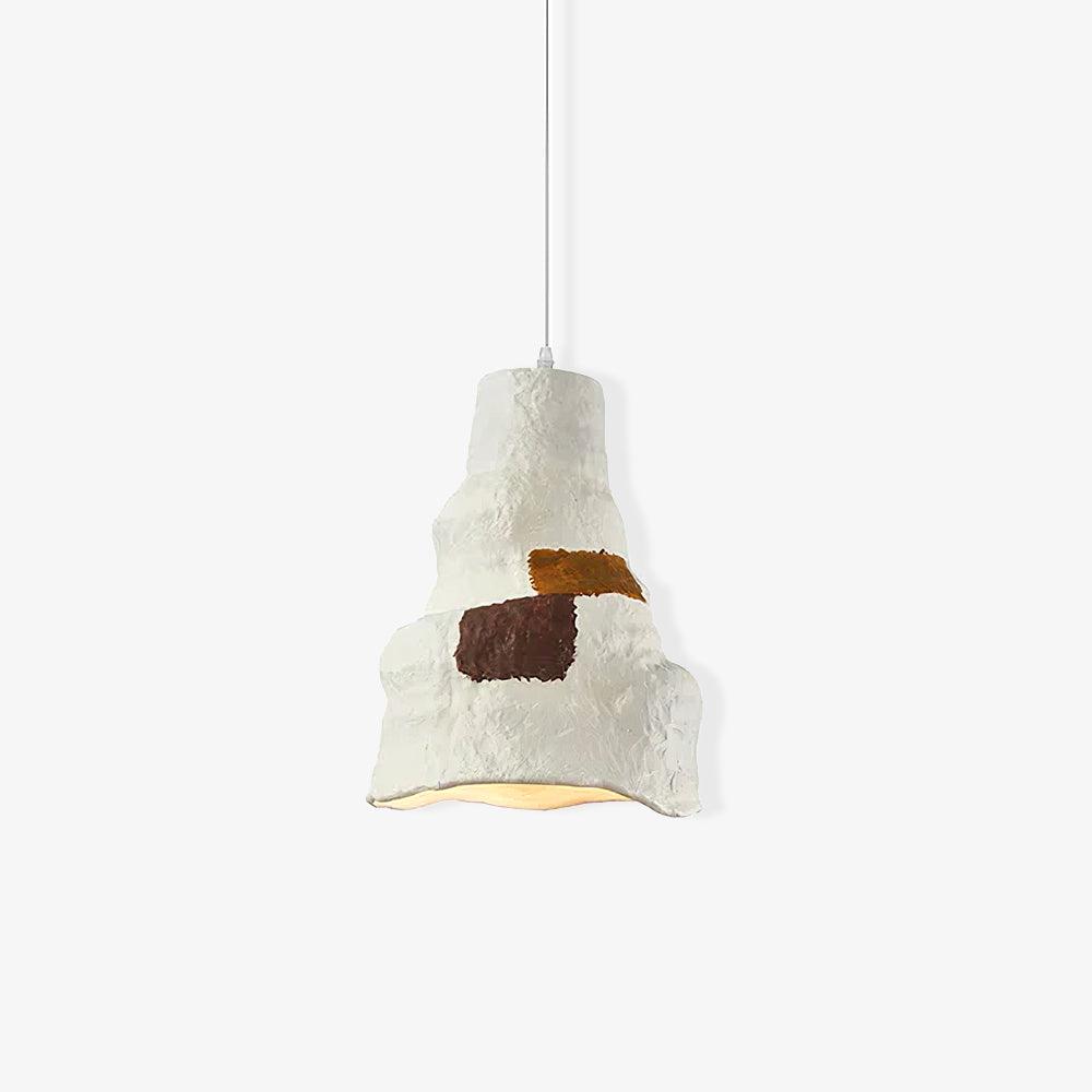 Terra Rustic Resin Pendant Lamp-Neutral Decor