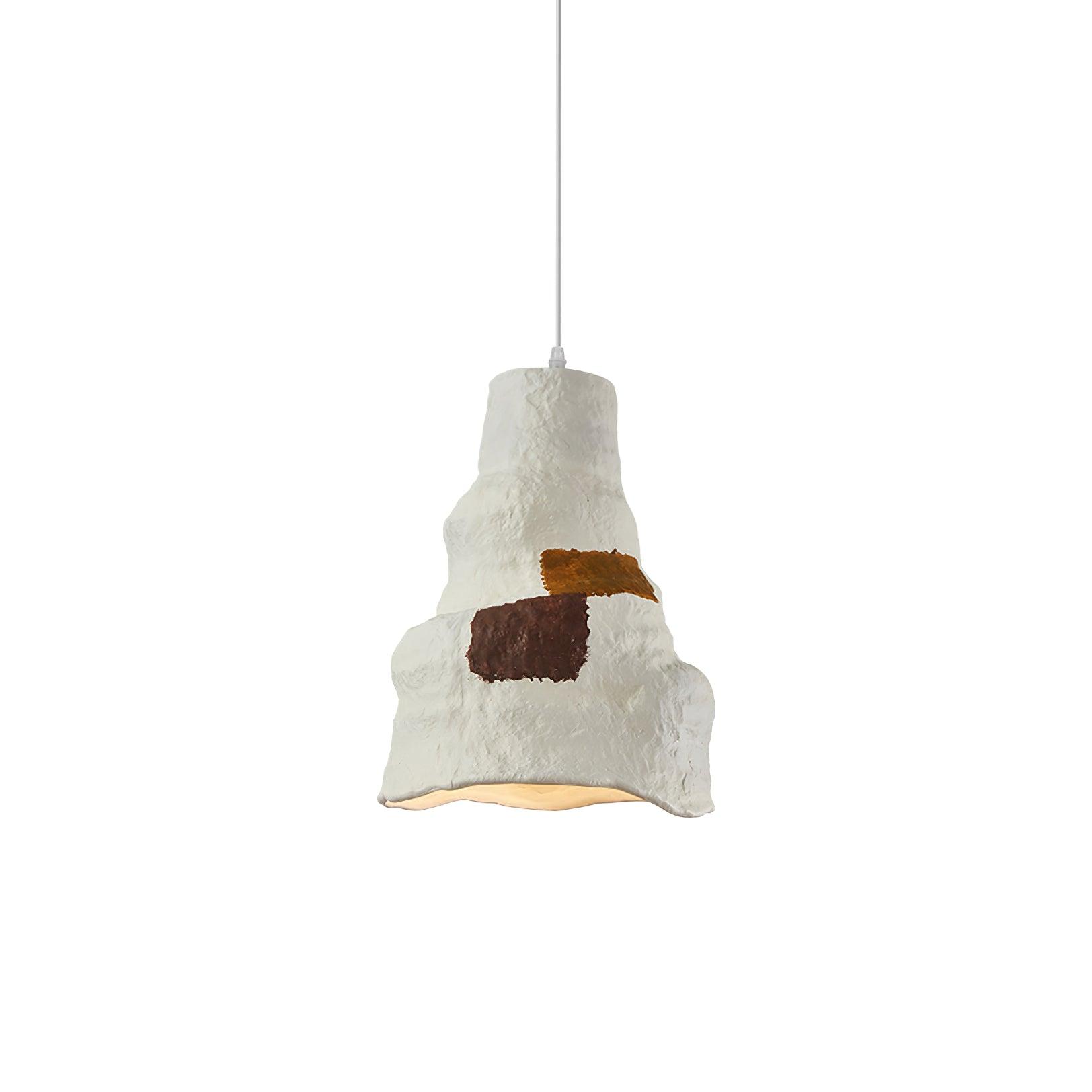 Terra Rustic Resin Pendant Lamp-Neutral Decor