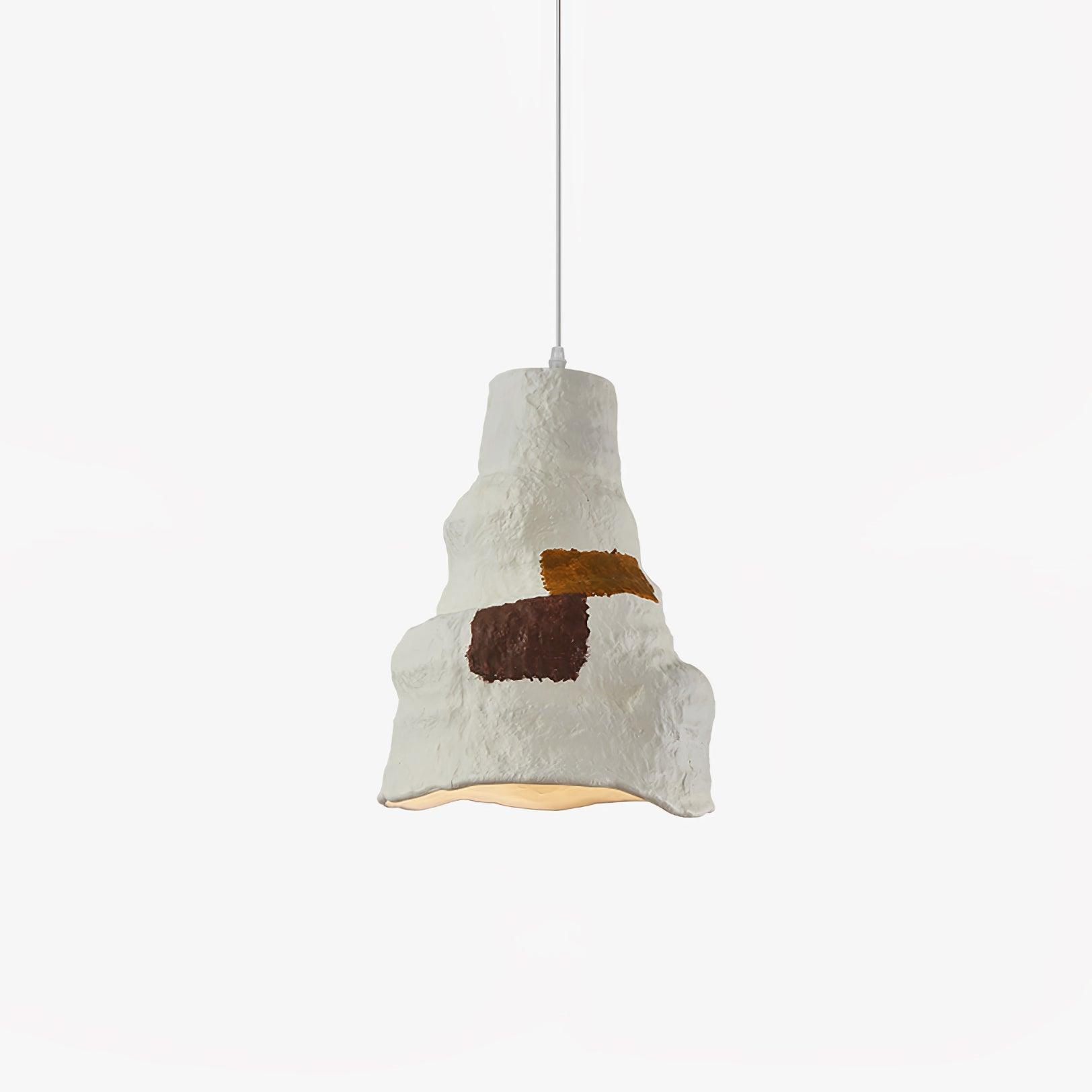 Terra Rustic Resin Pendant Lamp-Neutral Decor