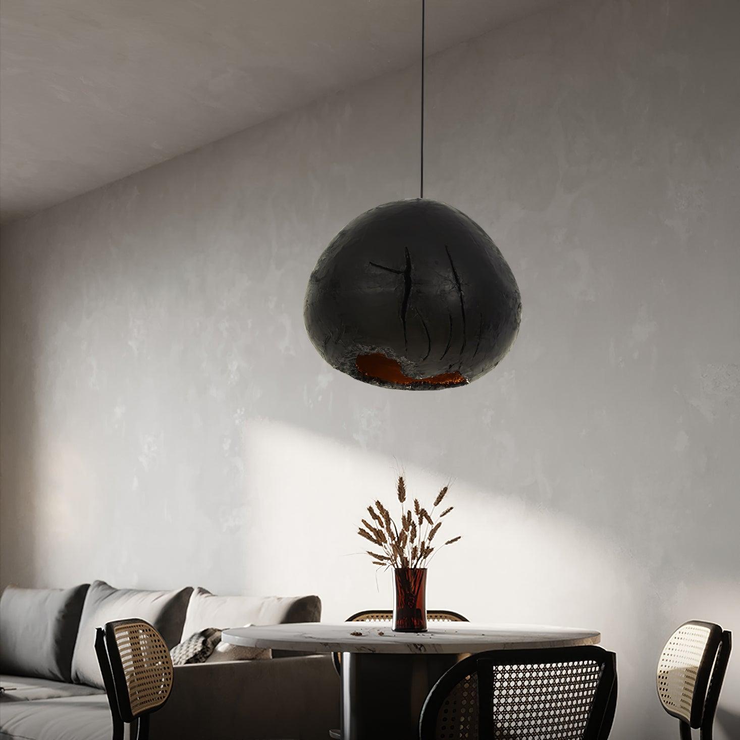 Casolira Wabi-Sabi Resin Pendant Light-Neutral Decor