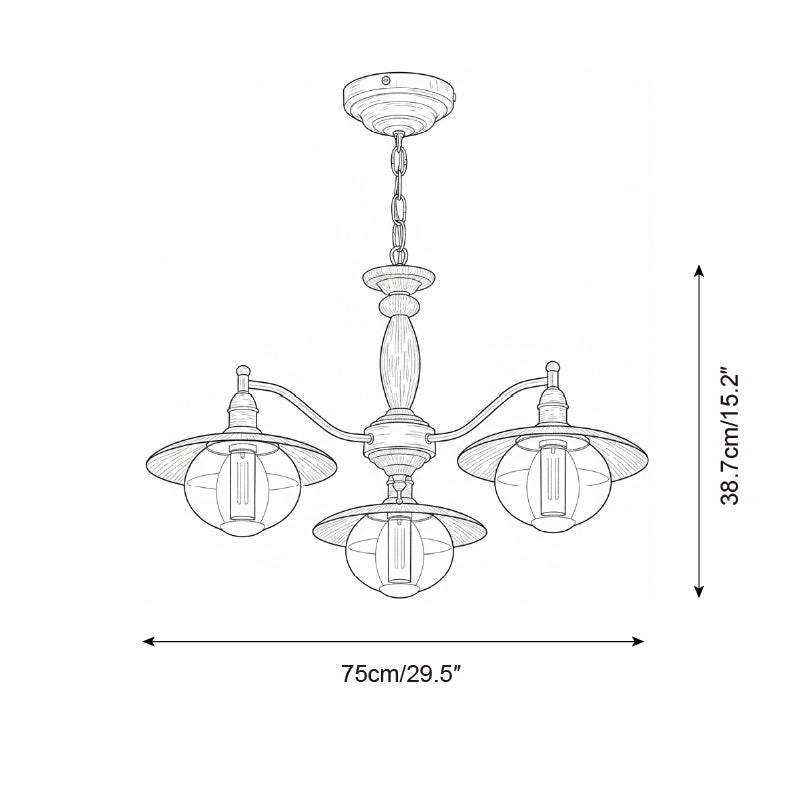 Alistair Globe Chandelier