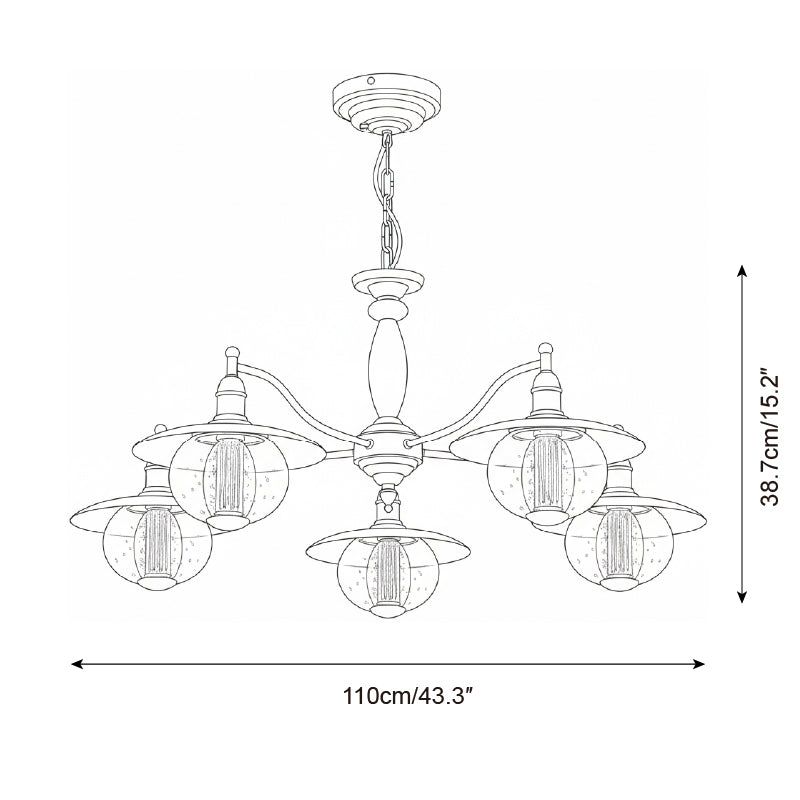 Alistair Globe Chandelier