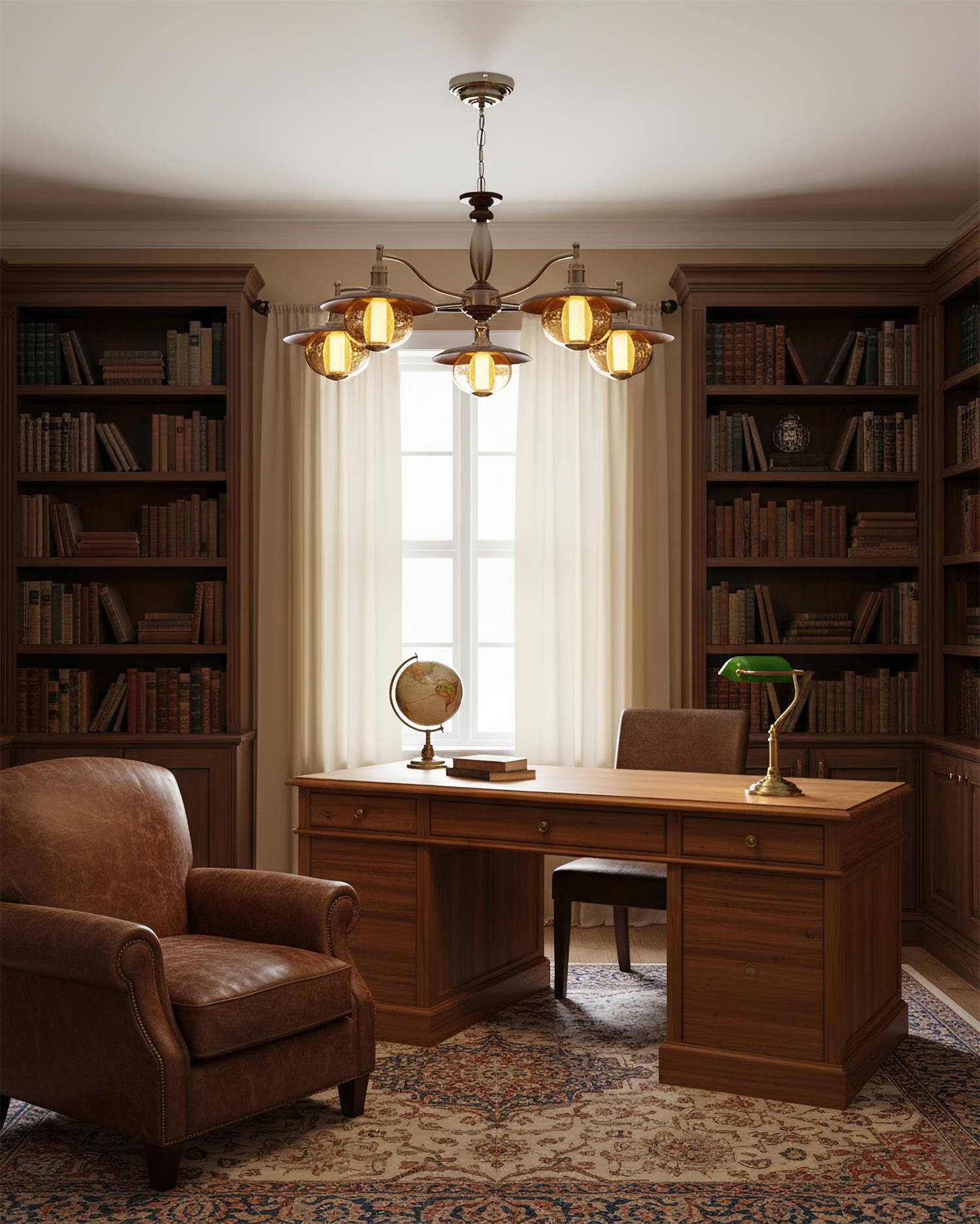 Alistair Globe Chandelier