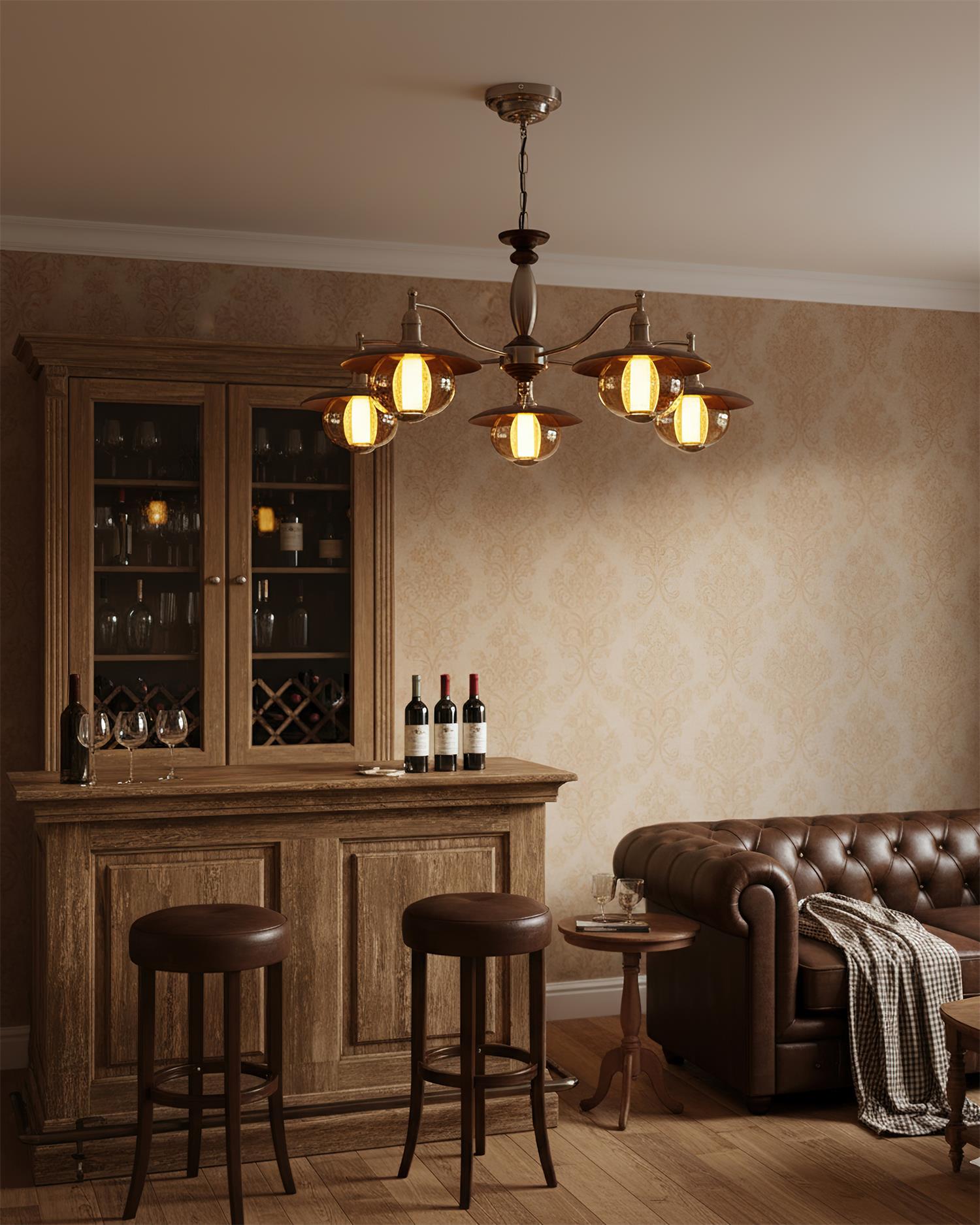 Alistair Globe Chandelier
