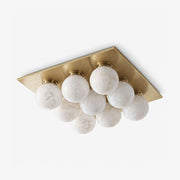 Trenwick Alabaster Flush Mount