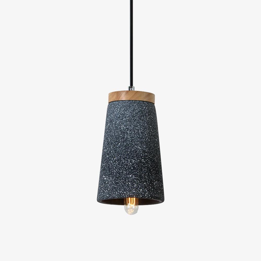 Niroxen Wood Cement Pendant Light-Neutral Decor