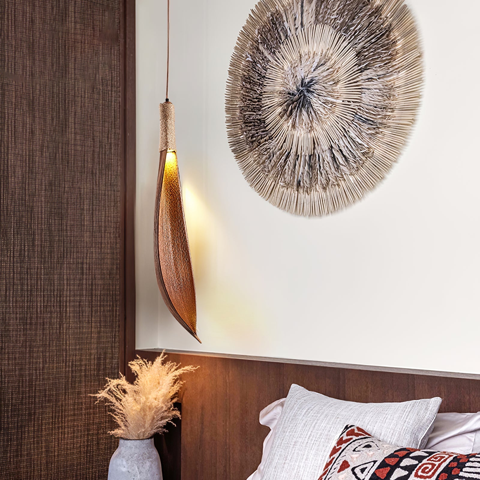Brynn Natural Pendant Lamp-Neutral Decor