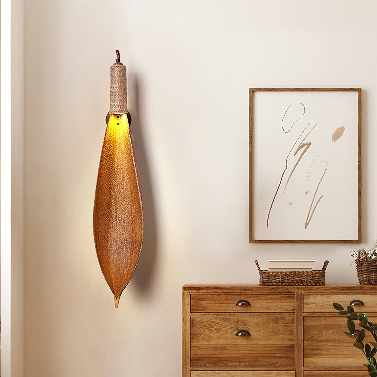 Camarila Individual Creativity Leaf Sconce Wall lamp-Neutral Decor