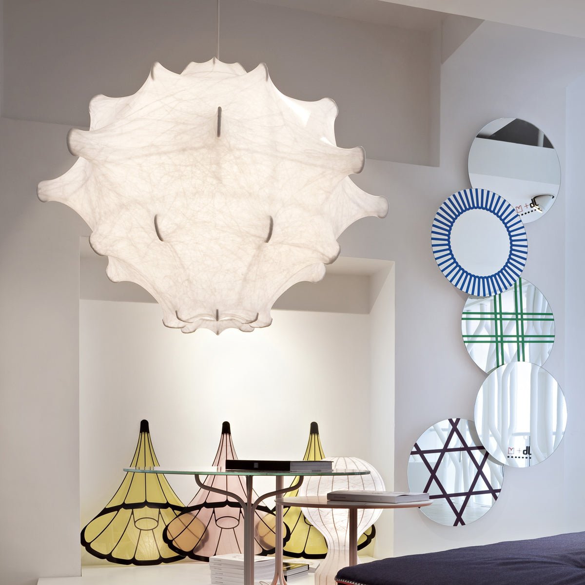 Soti Contemporary Silk Pendant Lamp-Neutral Decor
