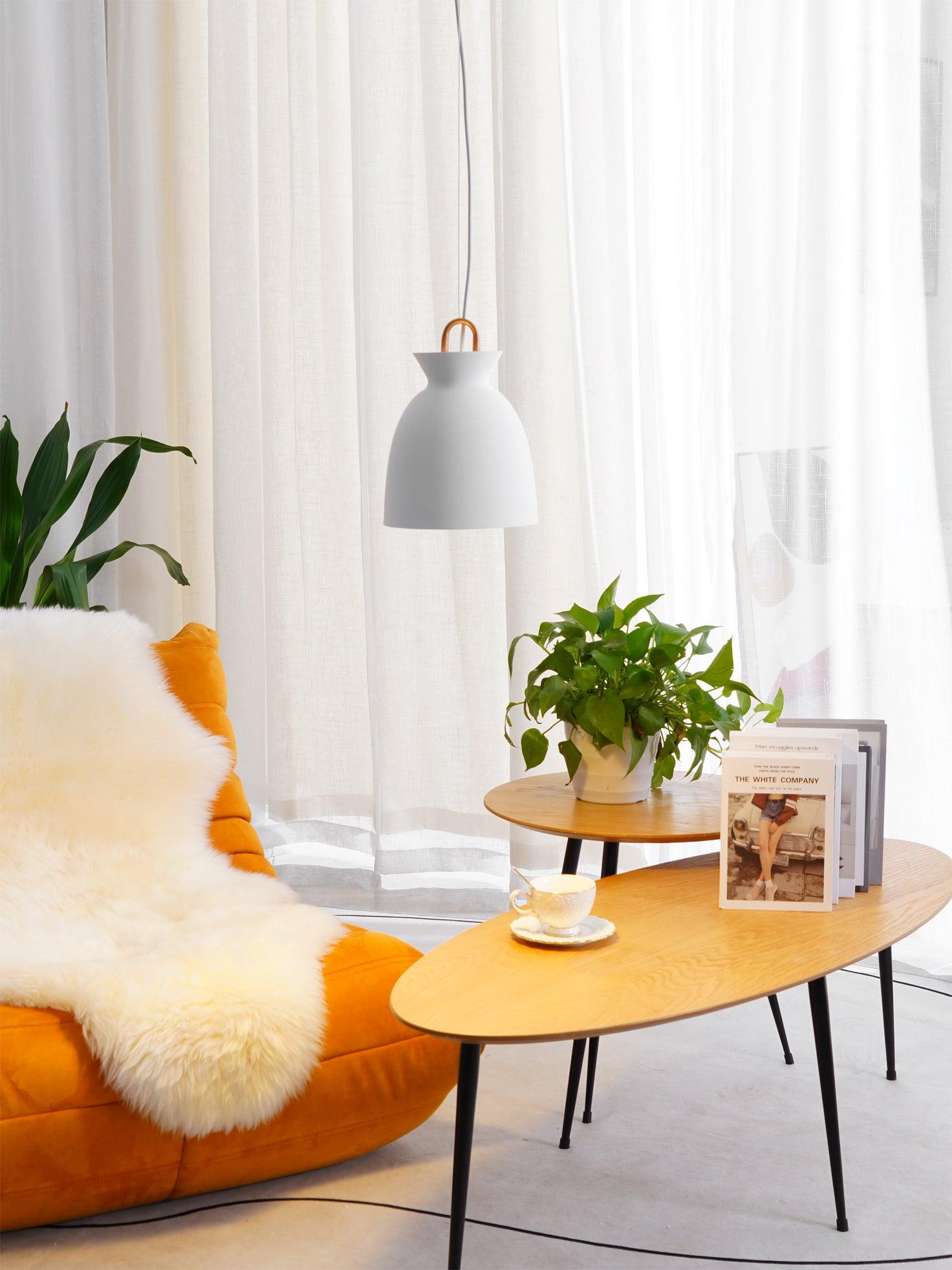 Qestr Minimalist Pendant Light-Neutral Decor