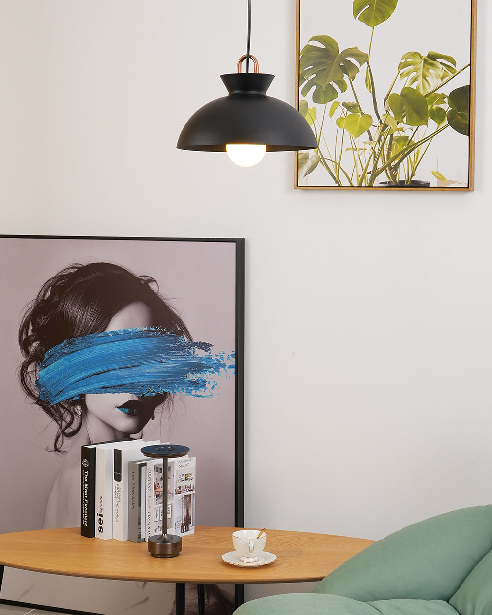 Qestr Minimalist Pendant Light-Neutral Decor