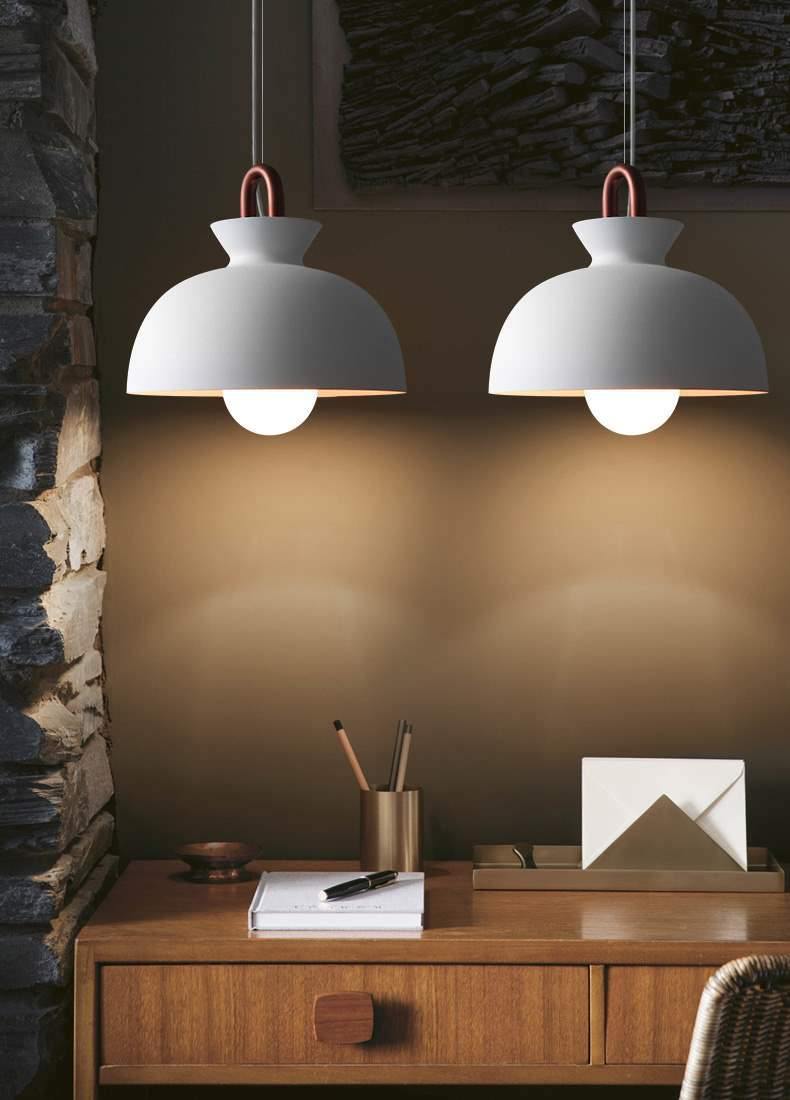Qestr Minimalist Pendant Light-Neutral Decor