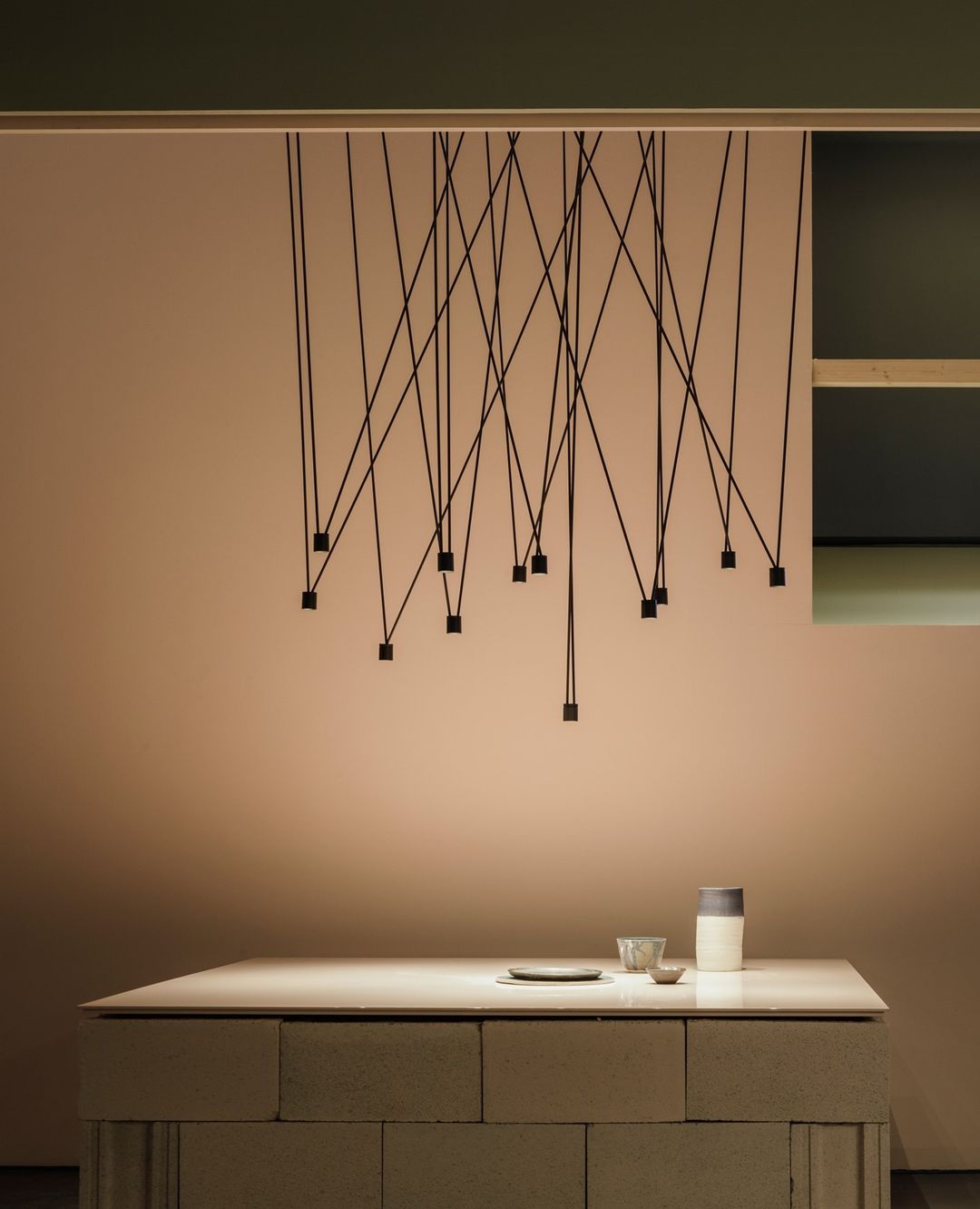 Lustra Pendant Lamp Collection Slim Cable Lines-Neutral Decor