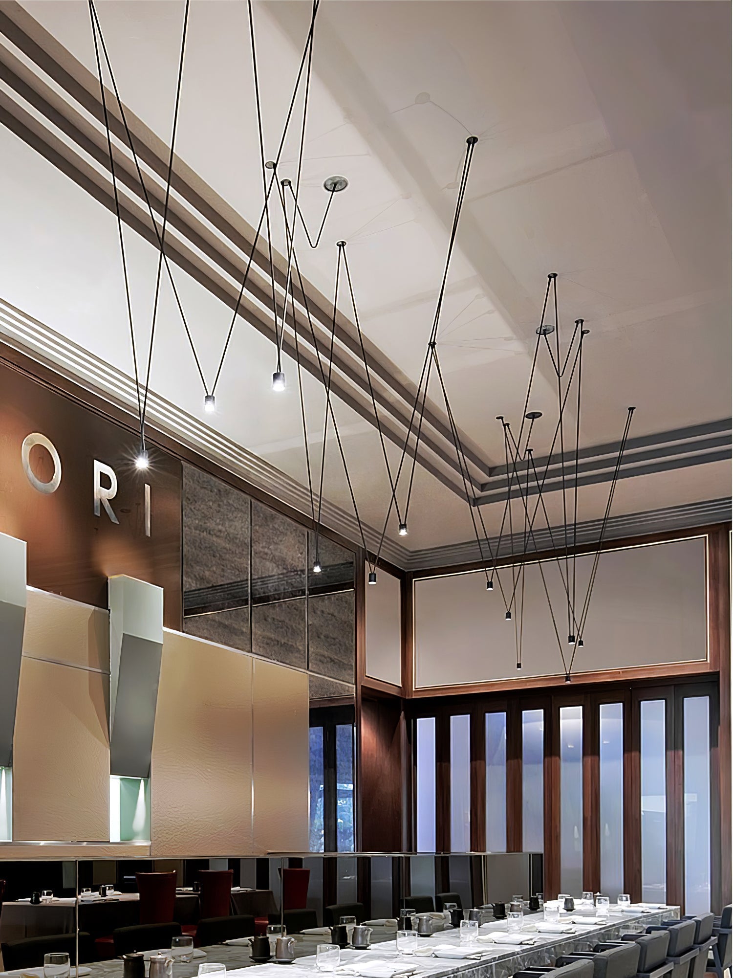 Lustra Pendant Lamp Collection Slim Cable Lines-Neutral Decor
