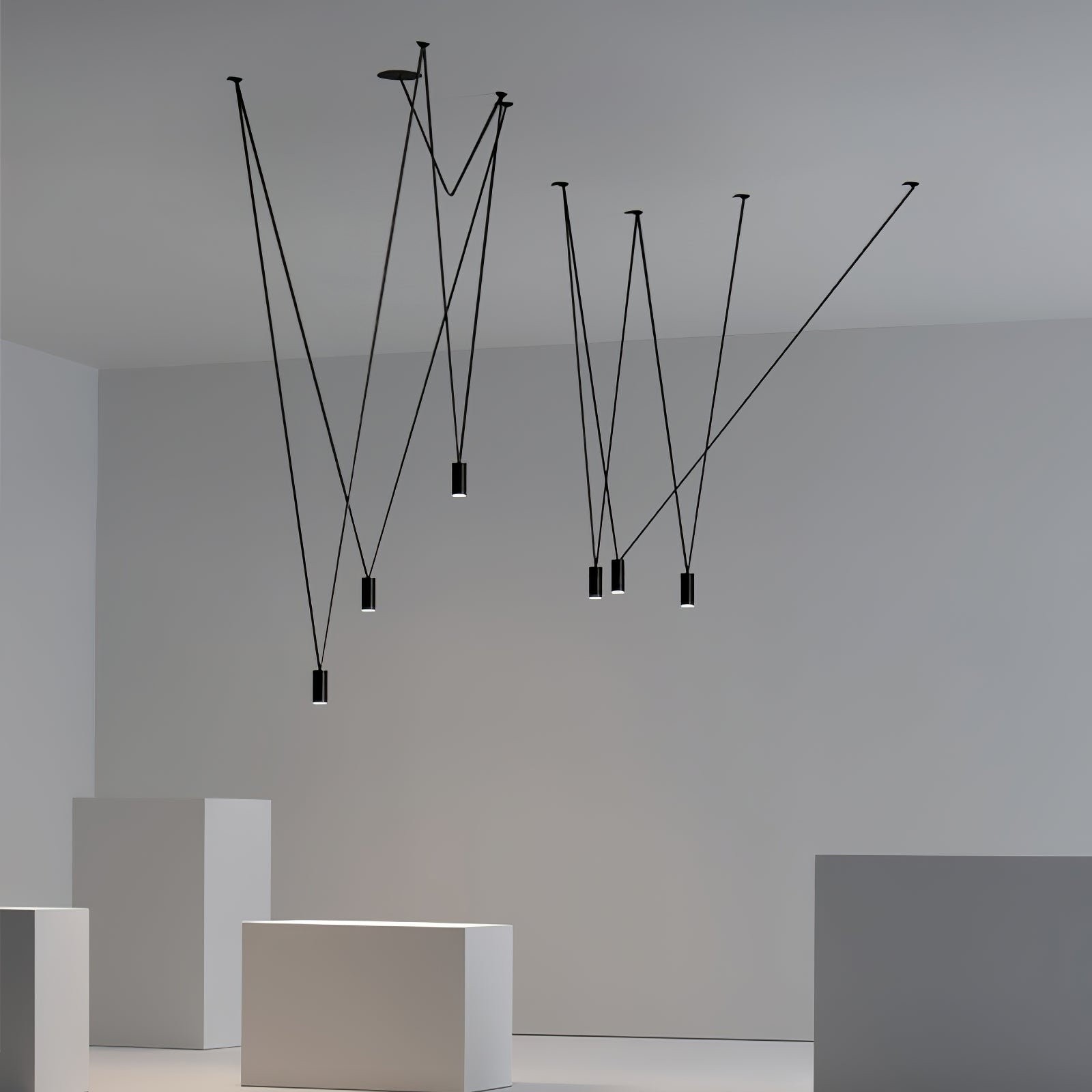Lustra Pendant Lamp Collection Slim Cable Lines-Neutral Decor