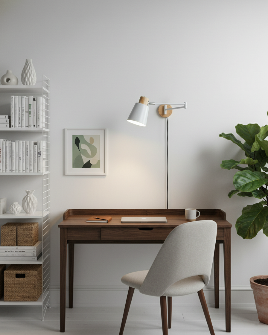 Marceline Adjustable Plug In Wall Lamp