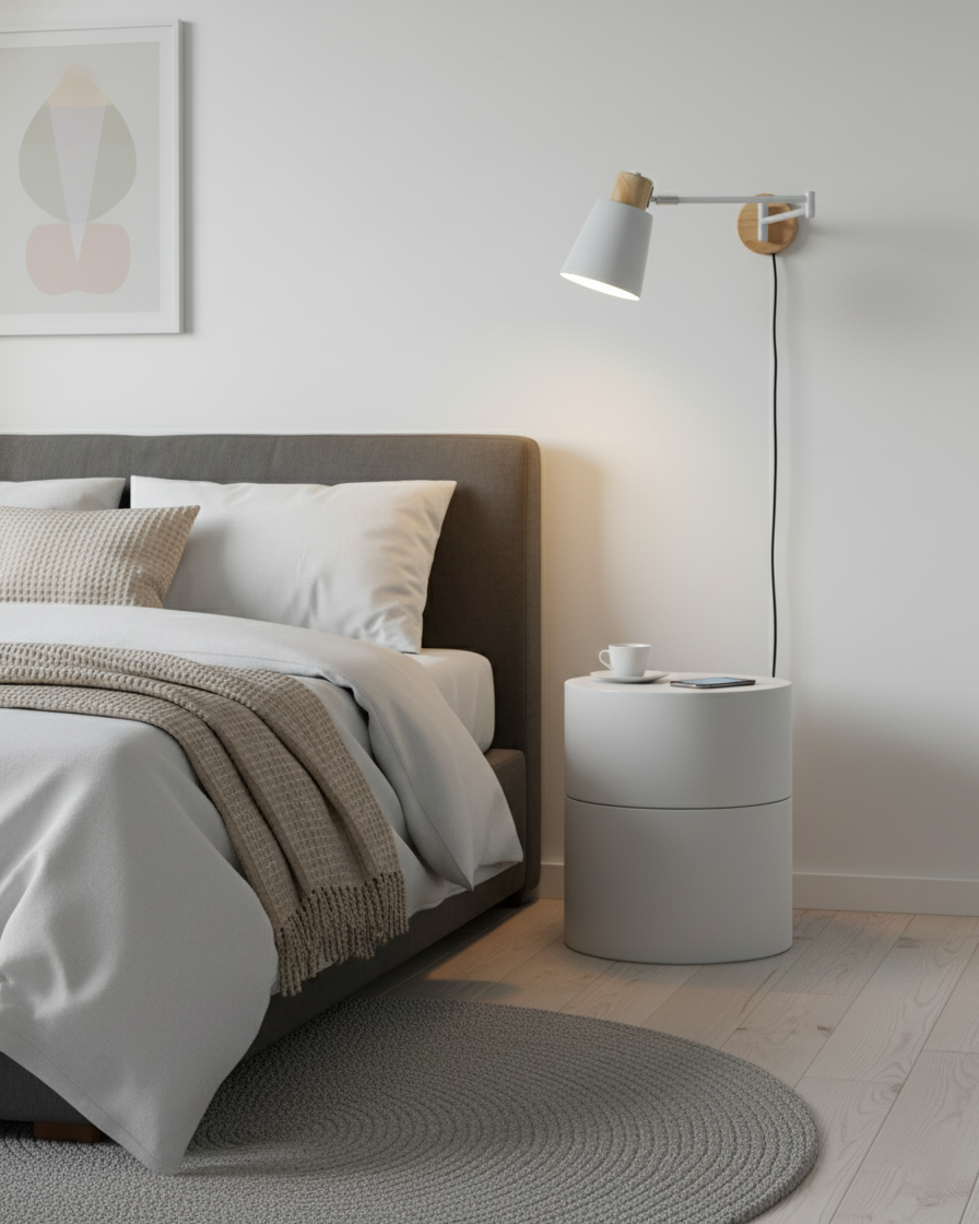 Marceline Adjustable Plug In Wall Lamp