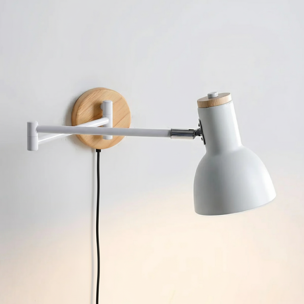 Marceline Adjustable Plug In Wall Lamp