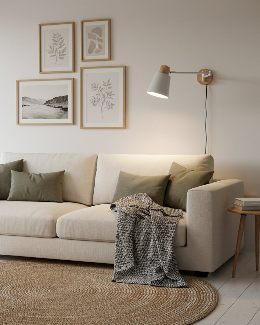 Marceline Adjustable Plug In Wall Lamp