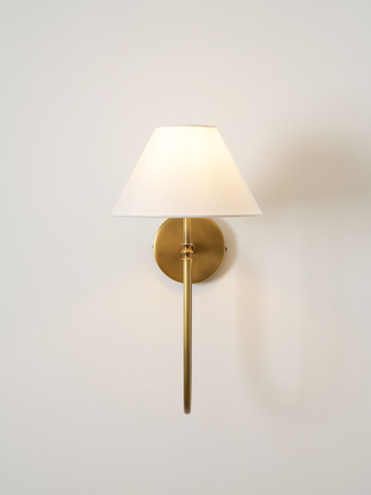 Devenq Vintage Industrial Fabric Wall Light-Neutral Decor