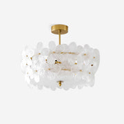 Nerion Ceiling Light Glass Semi-Flush Mount-Neutral Decor