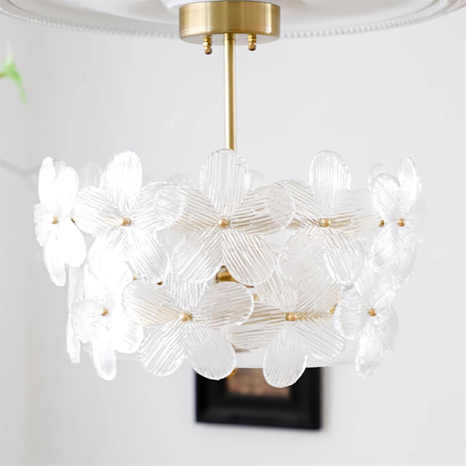 Fionel Glass Semi-Flush Mount Light