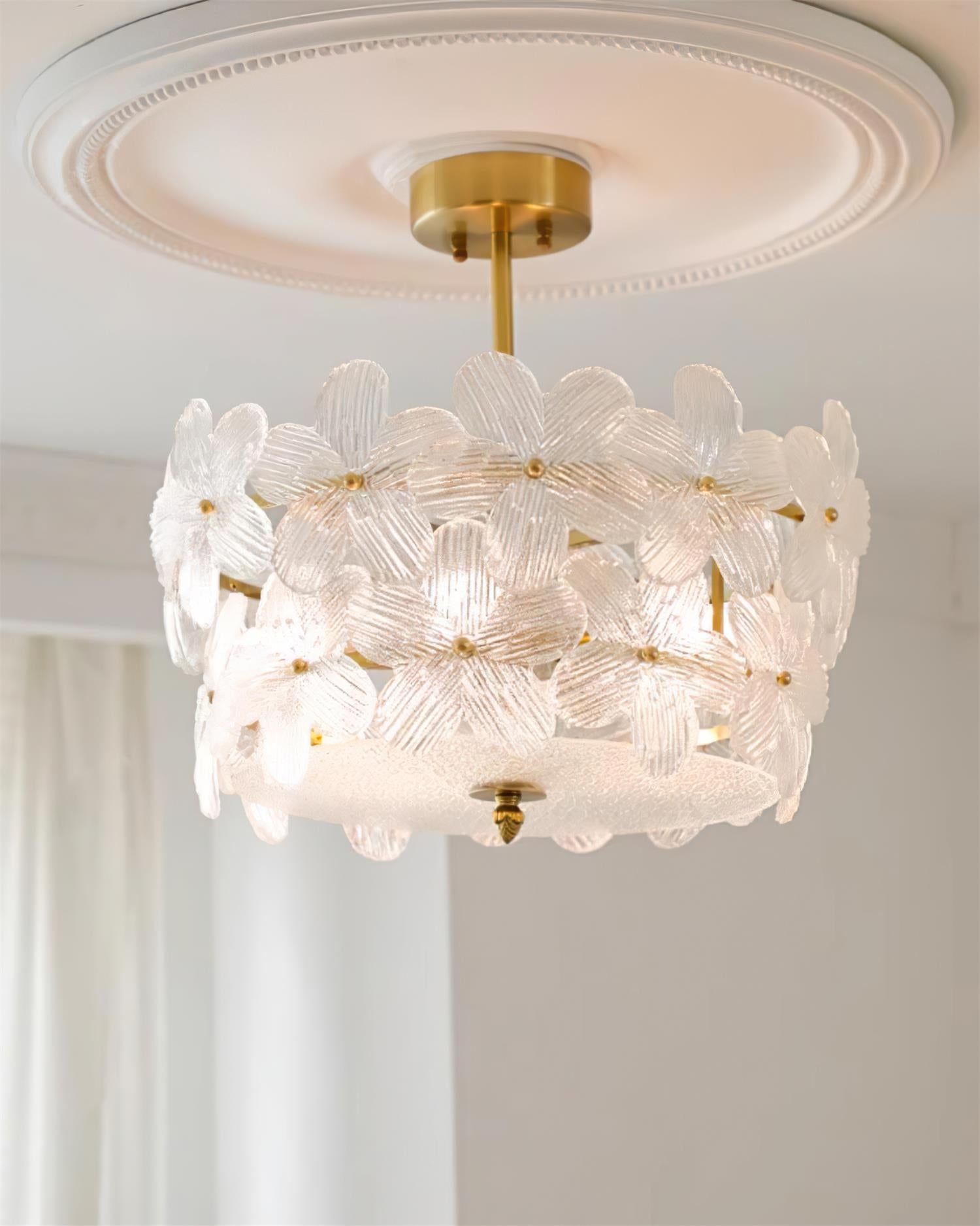 Fionel Glass Semi-Flush Mount Light
