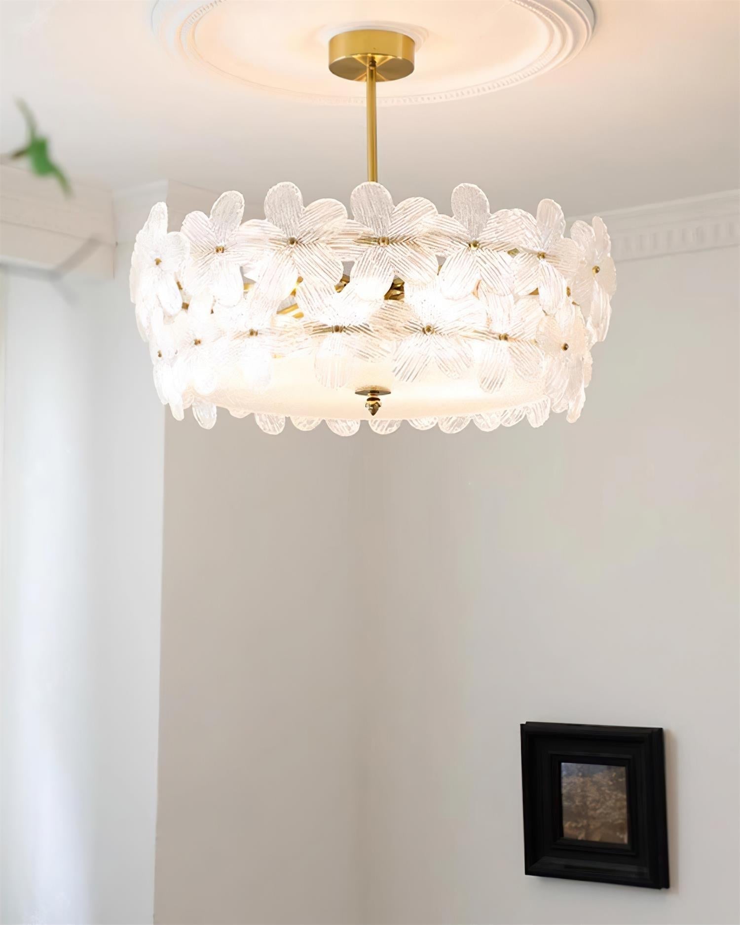 Fionel Glass Semi-Flush Mount Light
