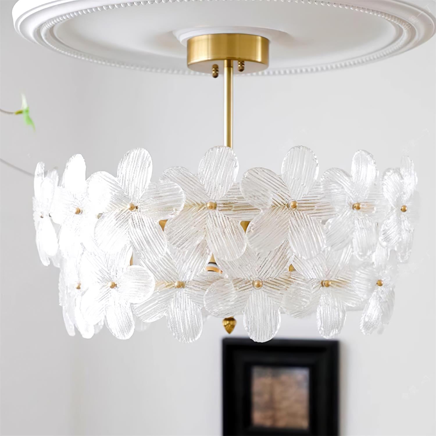 Fionel Glass Semi-Flush Mount Light
