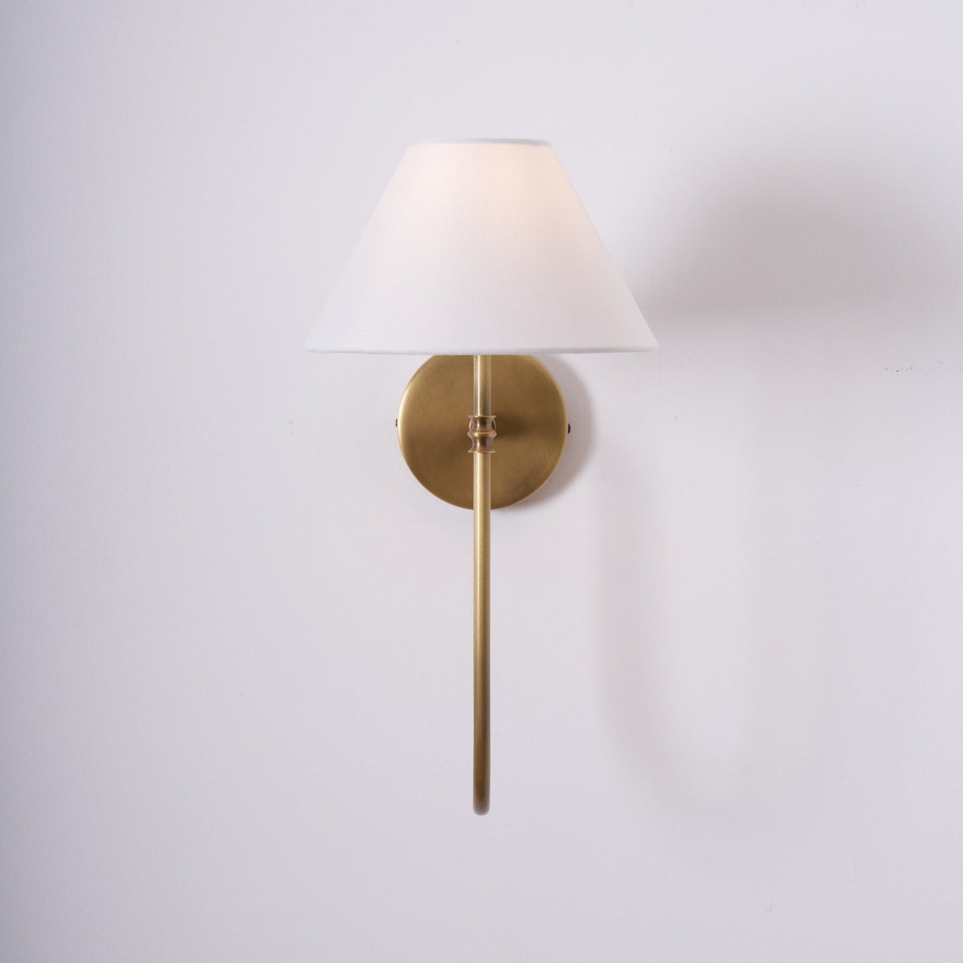 Devenq Vintage Industrial Fabric Wall Light-Neutral Decor